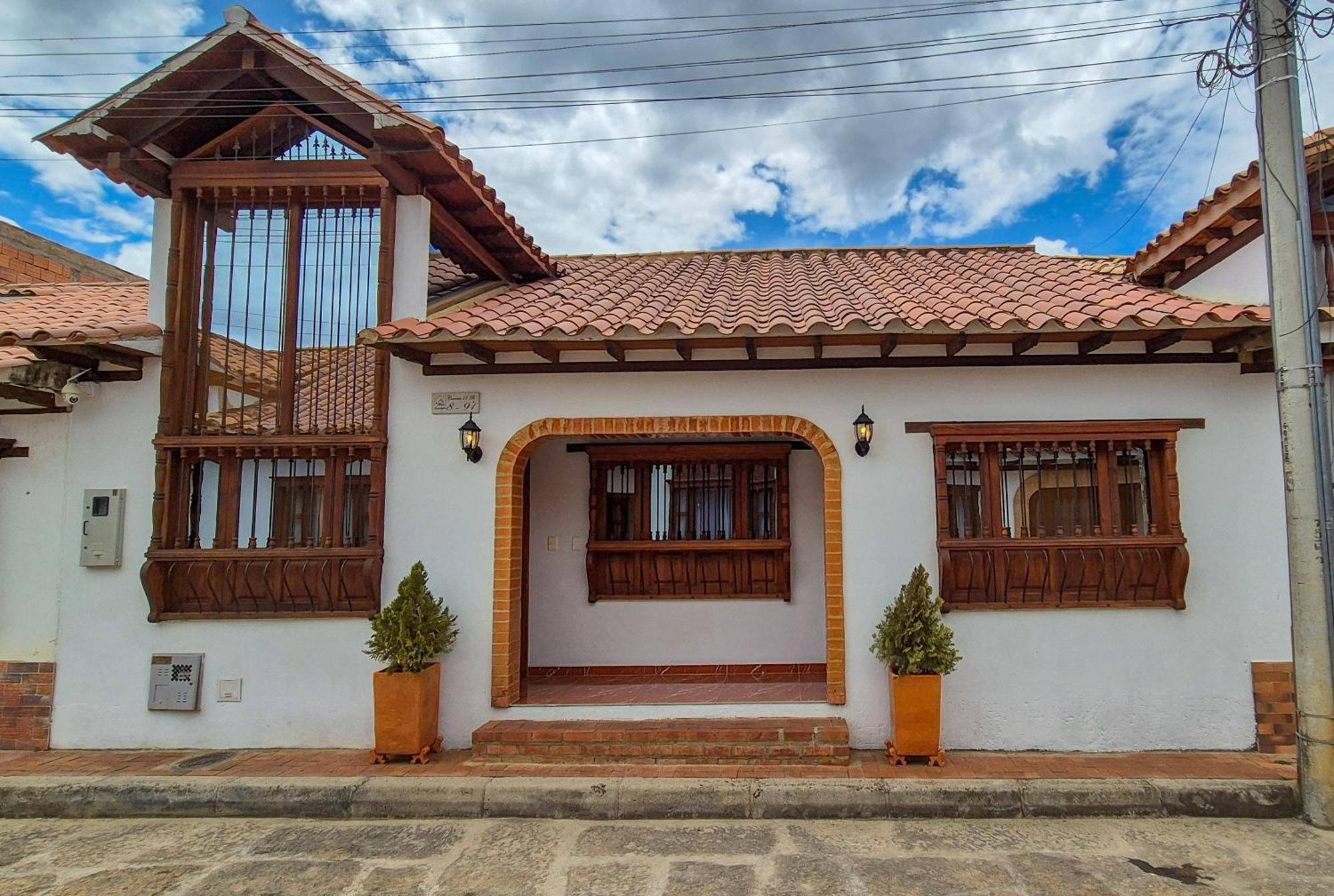 Apartahotel Saquenzipa Villa de Leyva Dış mekan fotoğraf